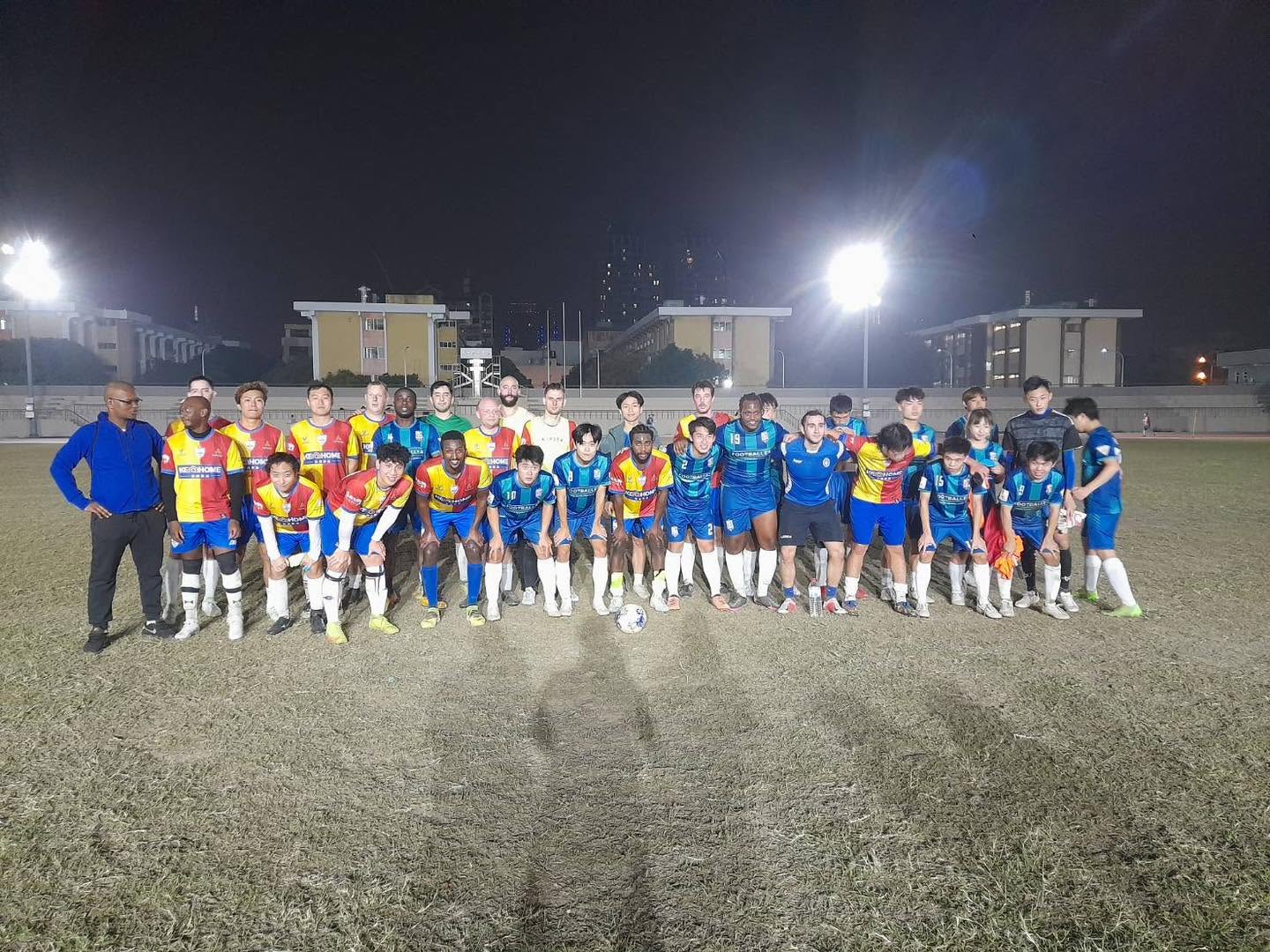Taichung City FC practice match with NCHU
